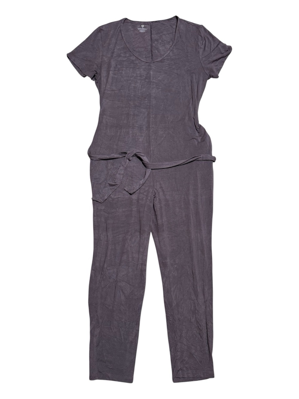 KNIX Women's V-Neck Short Sleeve Leisure Jumpsuit - Violet Dusk, Medium - Picture 3 of 9